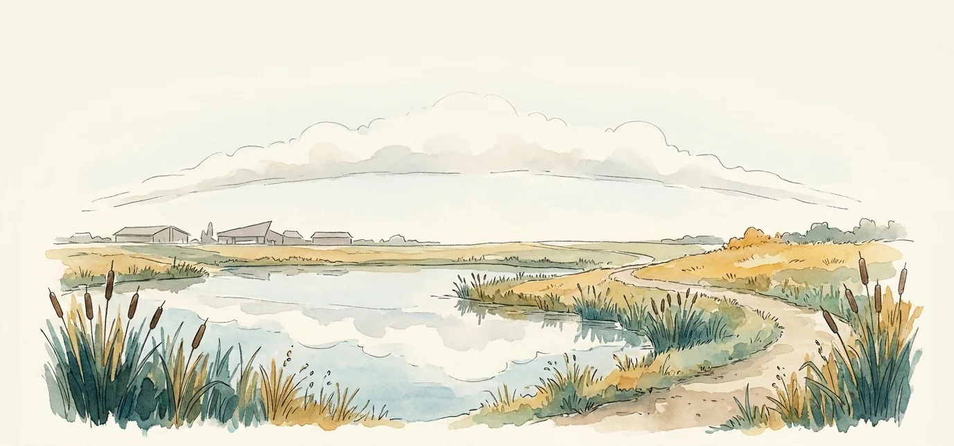 Watercolor illustration of Airdrie, Alberta