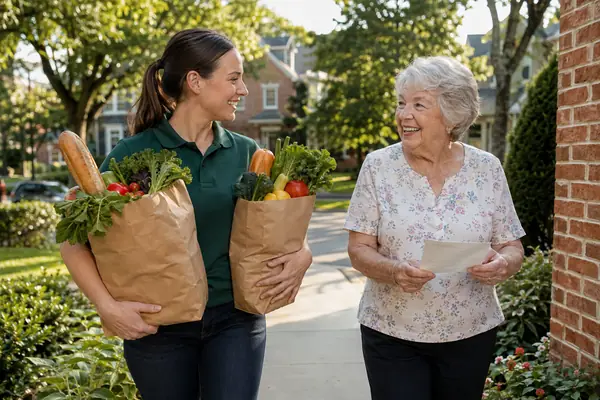 Errands, Shopping & Groceries — in-home care from Alberta Maple Care