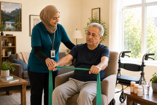 Exercise & Mobility — in-home care from Alberta Maple Care