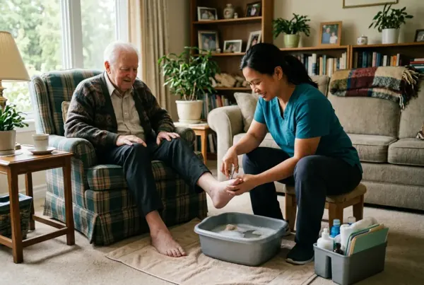 Foot & Nail Care — in-home care from Alberta Maple Care