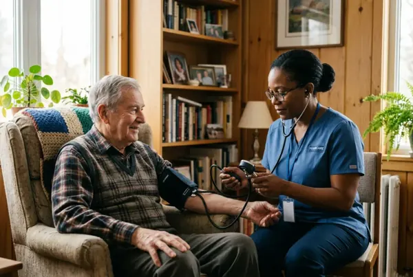 Health Monitoring & Wellness Checks — in-home care from Alberta Maple Care